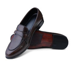 Men Leather Shoe 103-br