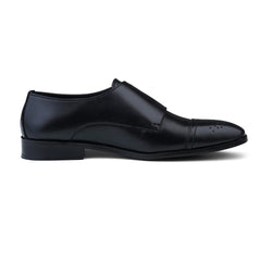 Leather Shoe-Double Monk Strap For Men